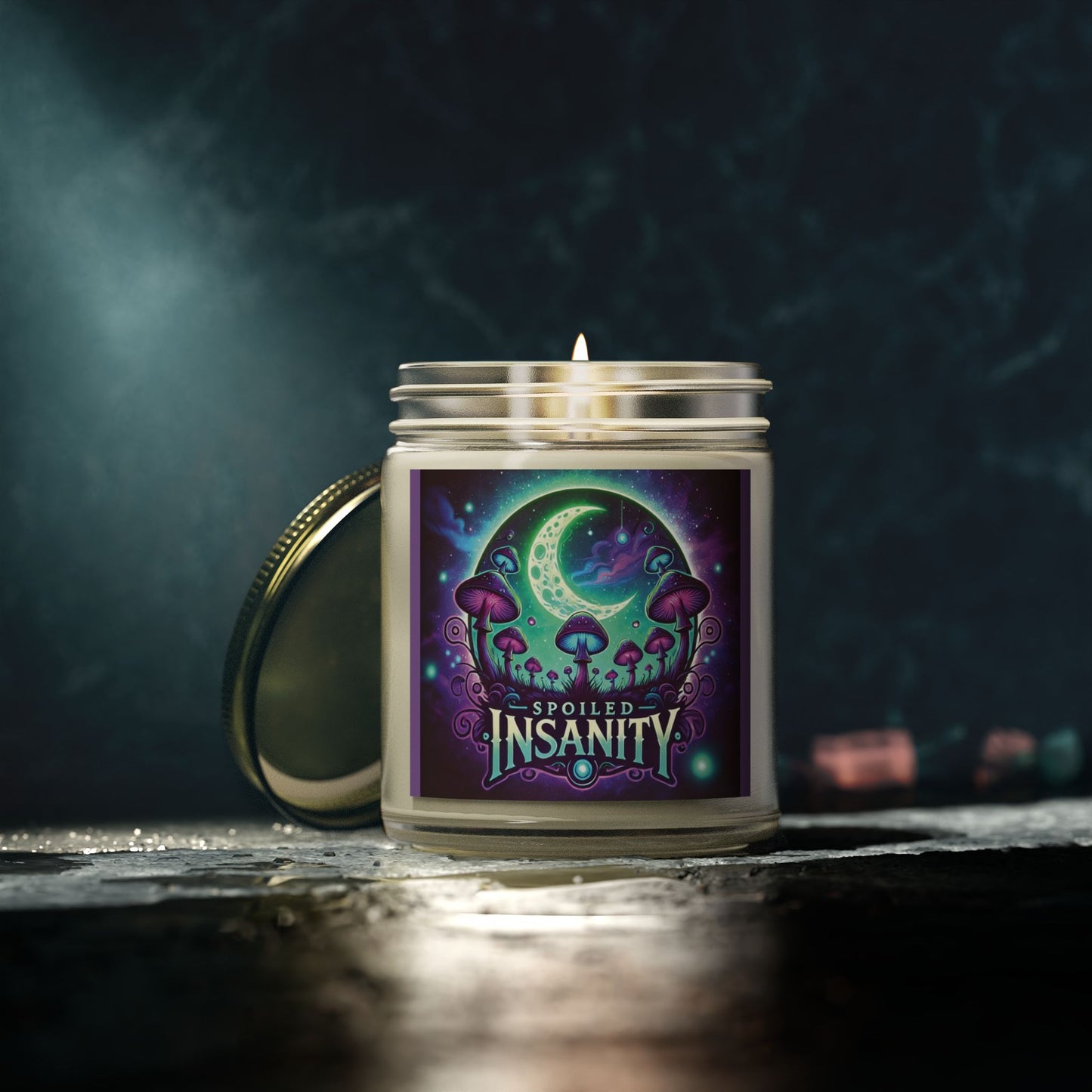 Spoiled Insanity Scented Candles - Coconut Apricot Wax (4oz, 9oz) - Unique Home Fragrance for Relaxation & Celebration