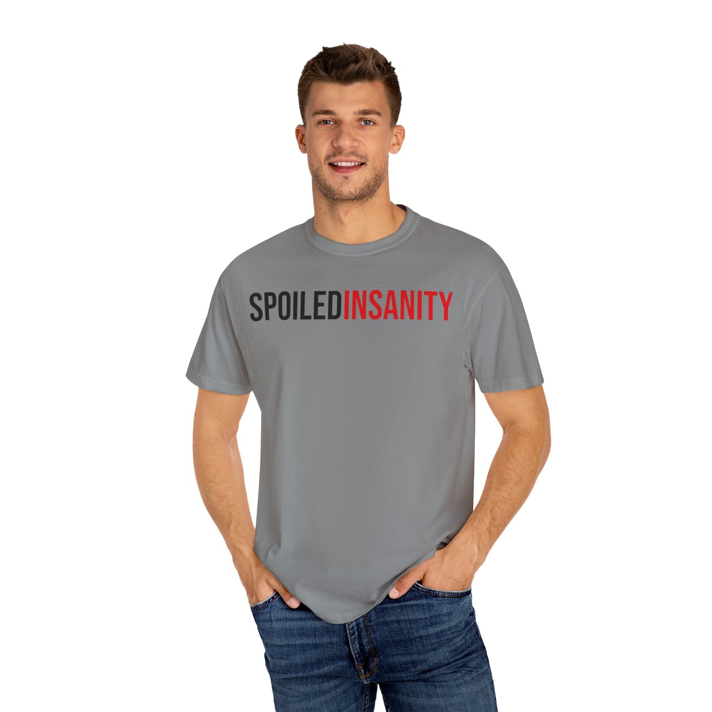 Spoiled Insanity Unisex Garment-Dyed T-Shirt - Stylish Casual Wear for Everyday Fun