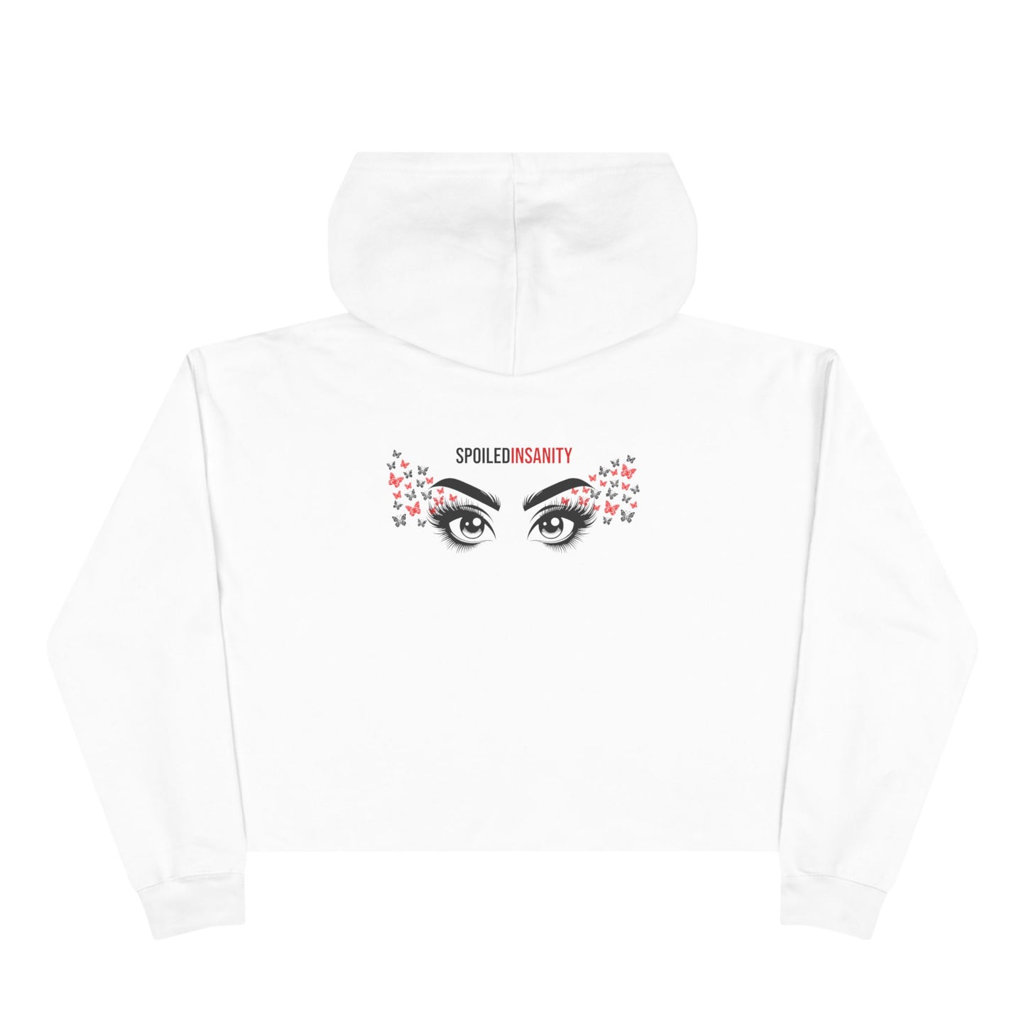Spoiled Insanity Crop Hoodie - Trendy Women’s Fashion for Comfort & Style