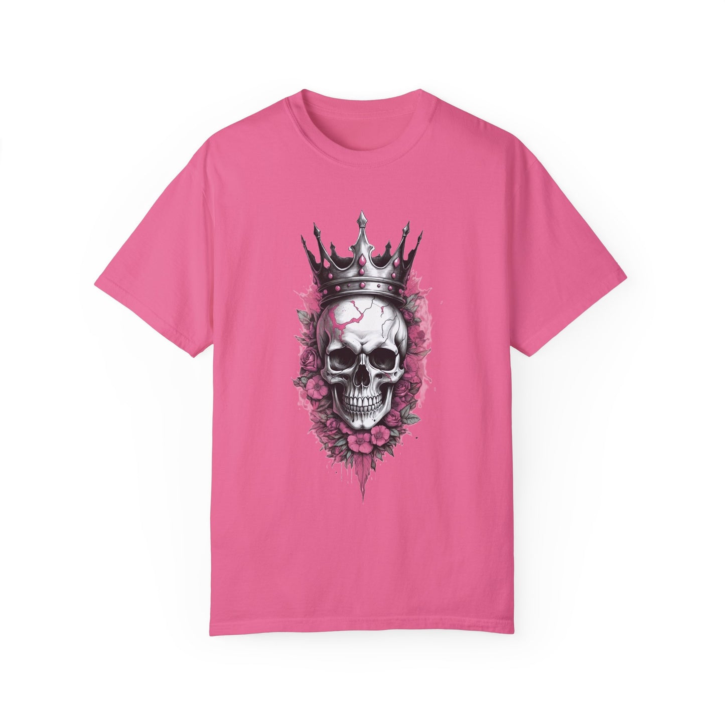 Crowned Skull Graphic T-Shirt – Unisex Vintage Style