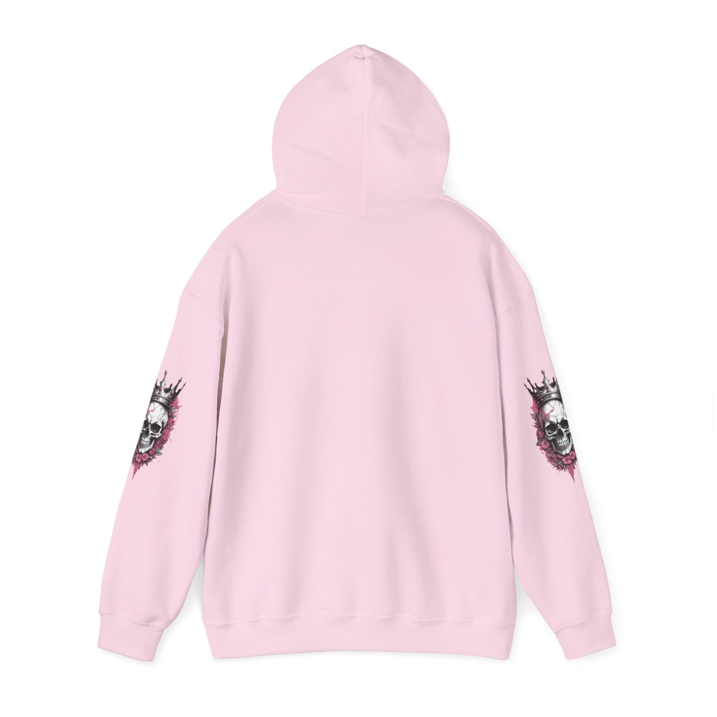 Skull Crown Unisex Hooded Sweatshirt - Edgy Streetwear for Fall/Winter Apparel