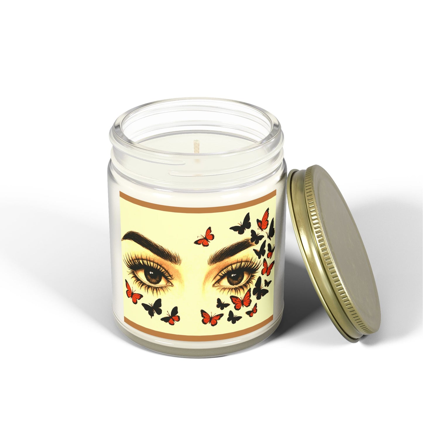 Butterfly Eye Scented Candle - Coconut Apricot Wax (4oz & 9oz)