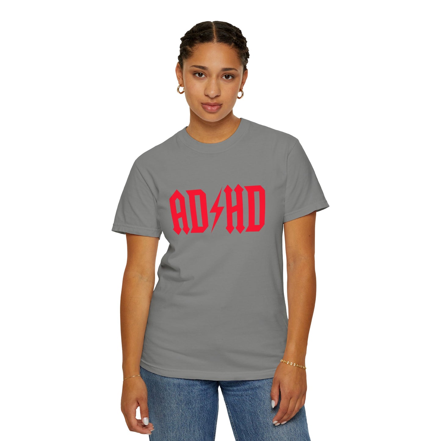 ADHD Unisex Garment-Dyed T-Shirt - Casual Comfort for Creative Minds