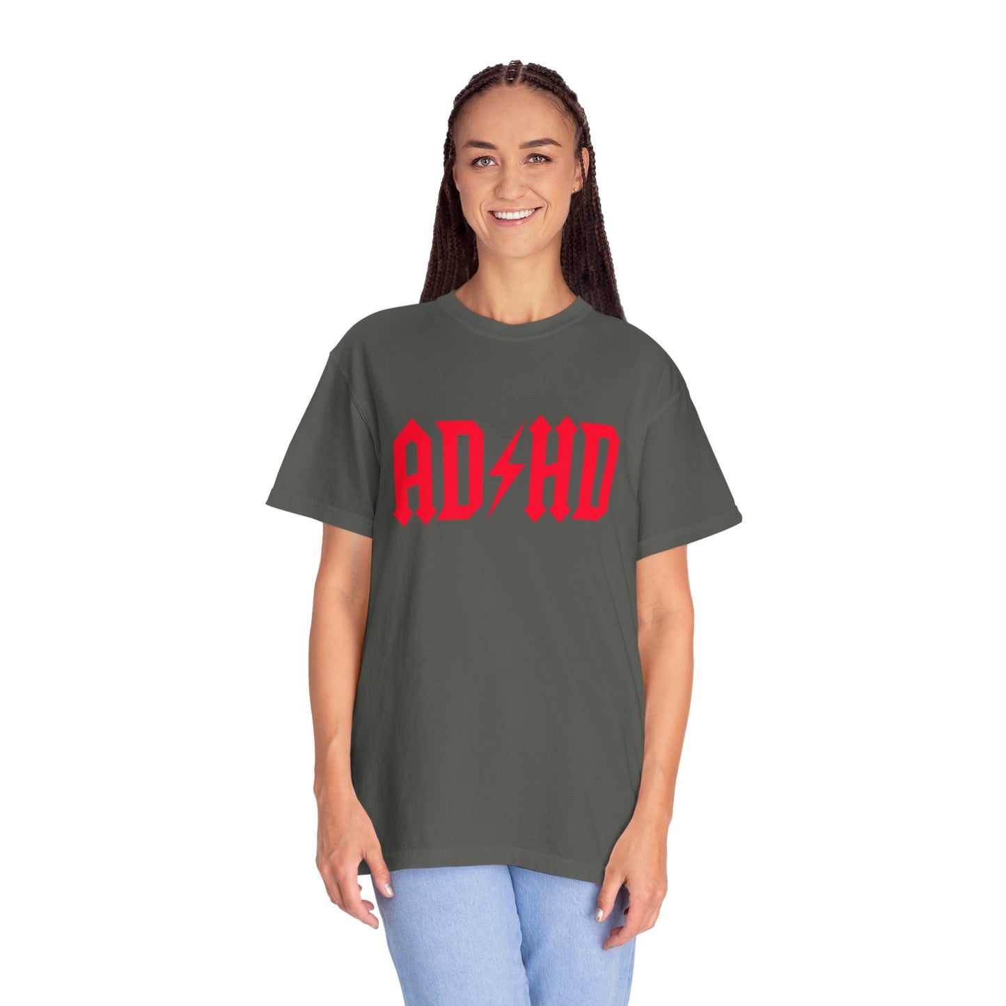 ADHD Unisex Garment-Dyed T-Shirt - Casual Comfort for Creative Minds