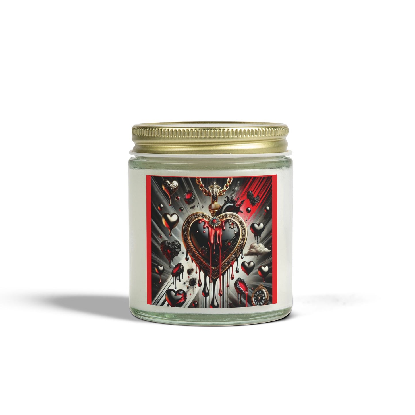 Spoiled Insanity Heart Scented Candle - Coconut Apricot Wax