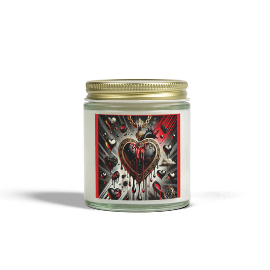 Spoiled Insanity Heart Scented Candle - Coconut Apricot Wax