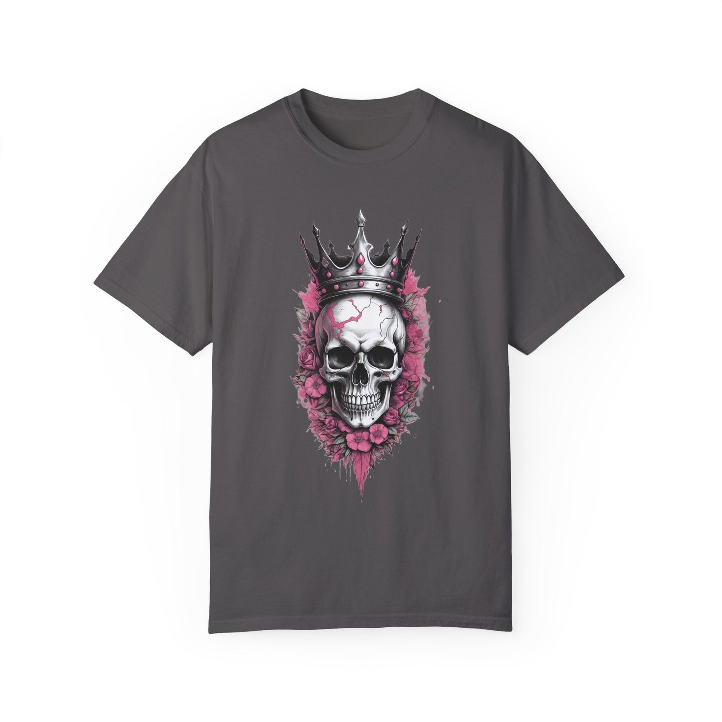 Crowned Skull Graphic T-Shirt – Unisex Vintage Style