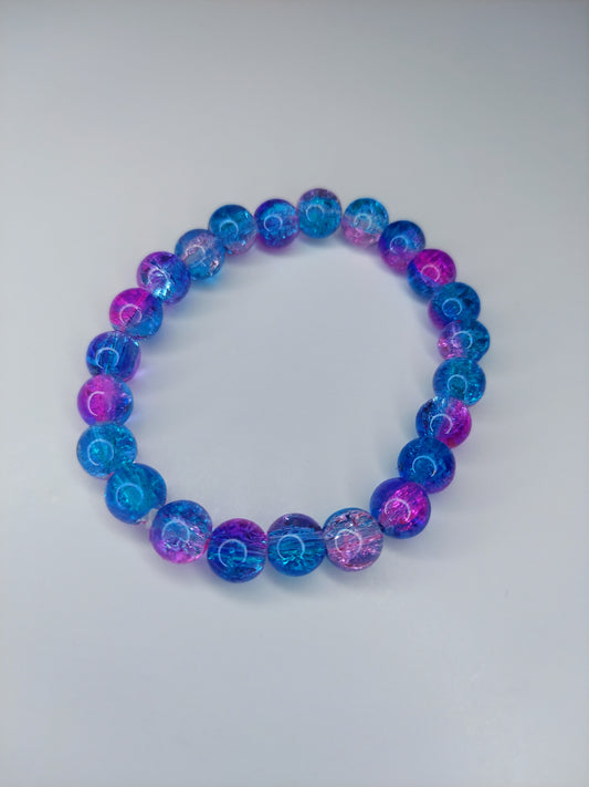 Purple and Turquoise Ice