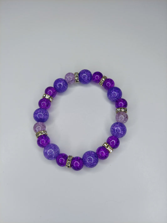 Purple Beaded Bracelet