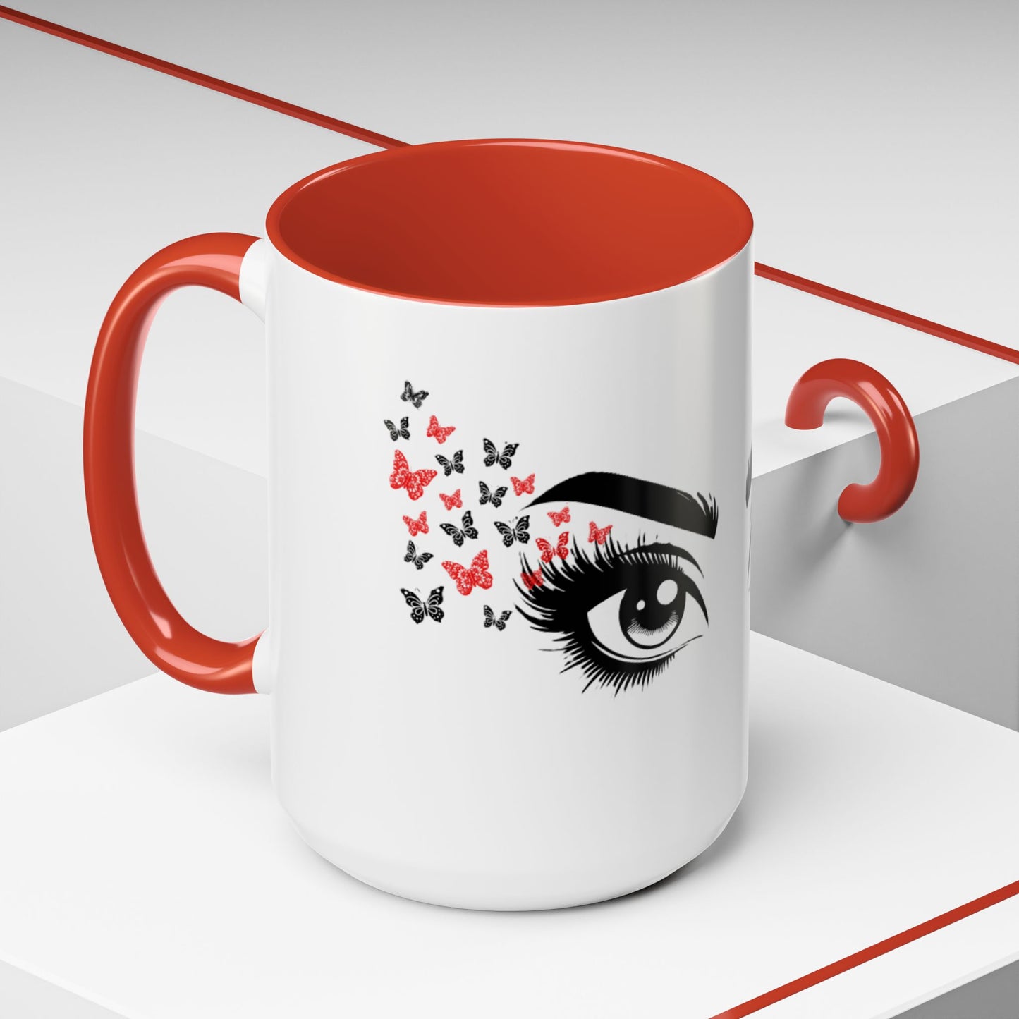 Stylish Butterfly Accent Coffee Mug