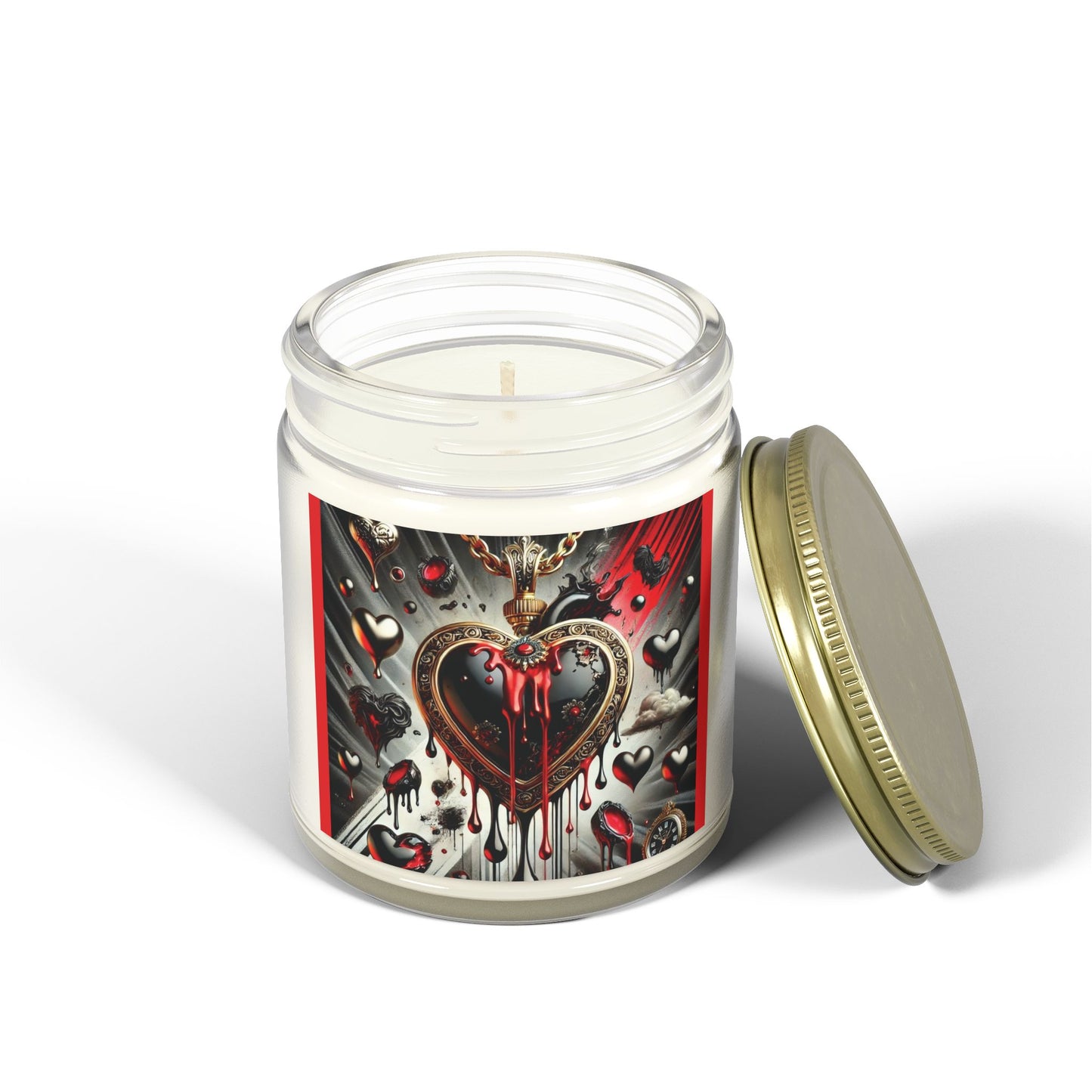 Spoiled Insanity Heart Scented Candle - Coconut Apricot Wax