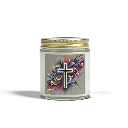 Inspirational Christian Scented Candles - Coconut Apricot Wax (4oz, 9oz)