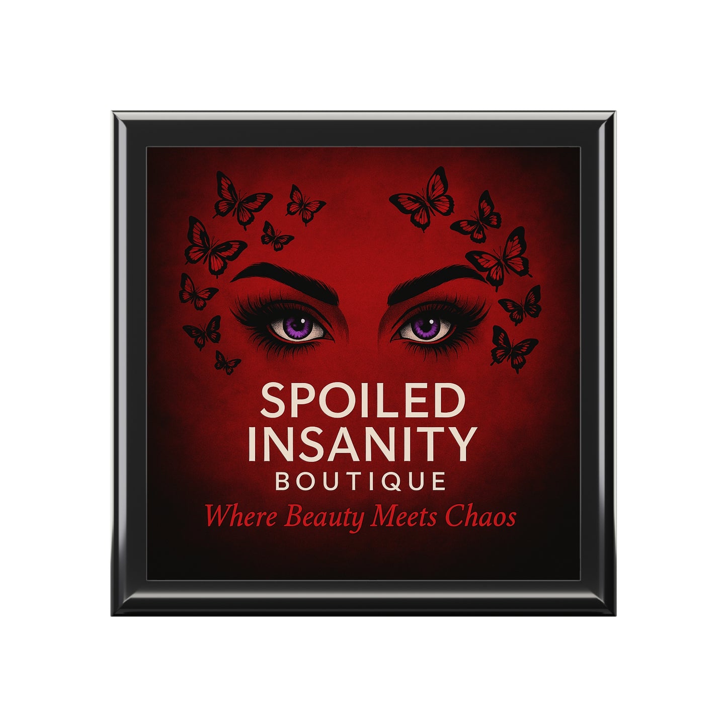 Spoiled Insanity Boutique Jewelry Box - Elegant Storage for Beauty Lovers