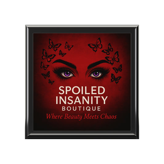 Spoiled Insanity Boutique Jewelry Box - Elegant Storage for Beauty Lovers