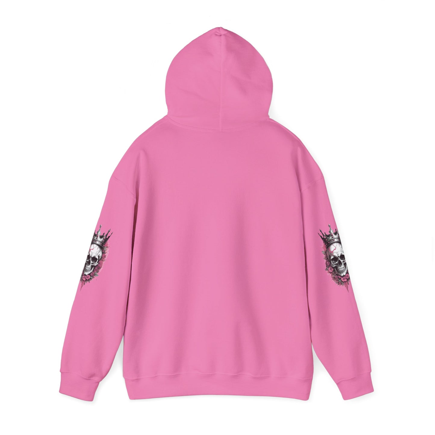 Skull Crown Unisex Hooded Sweatshirt - Edgy Streetwear for Fall/Winter Apparel