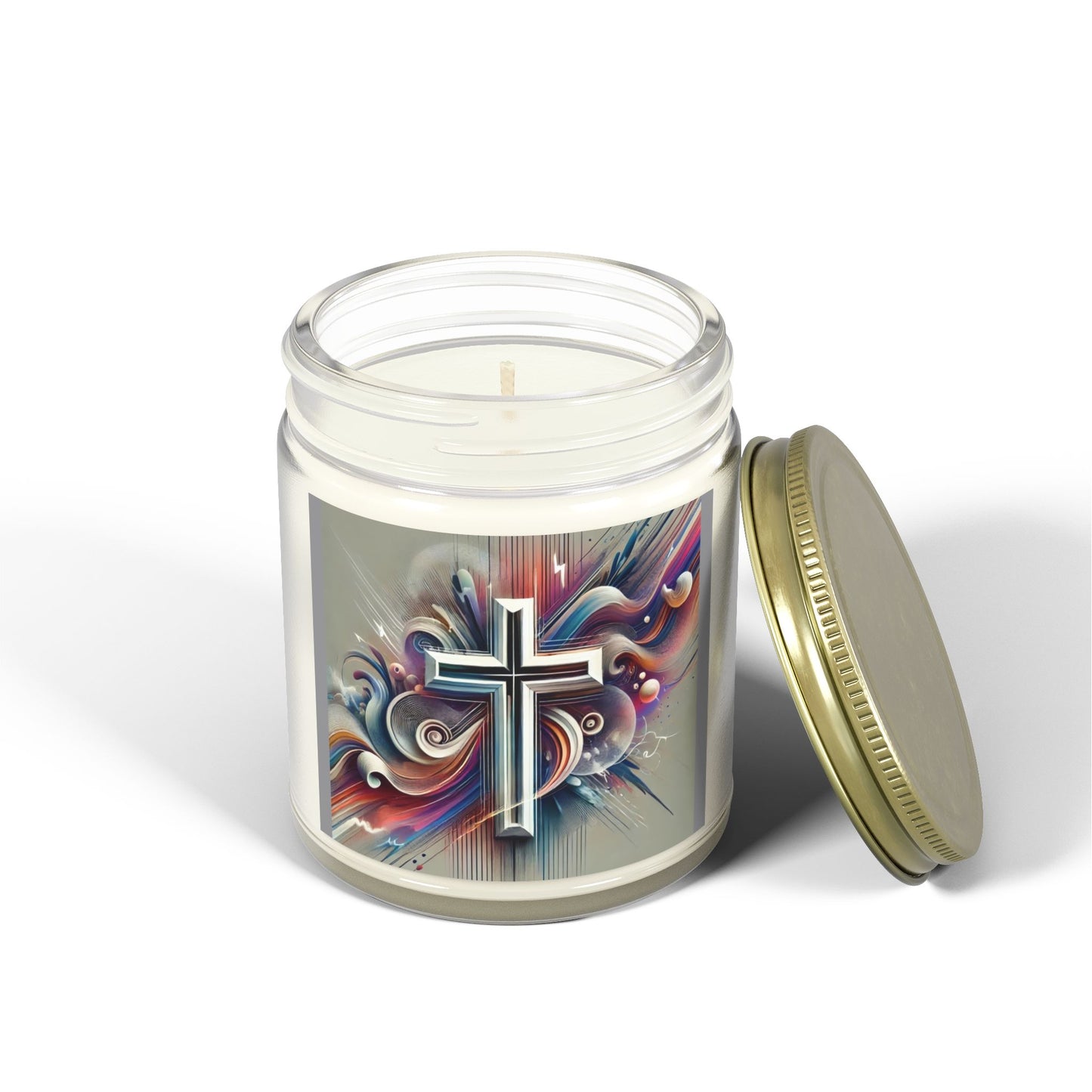 Inspirational Christian Scented Candles - Coconut Apricot Wax (4oz, 9oz)