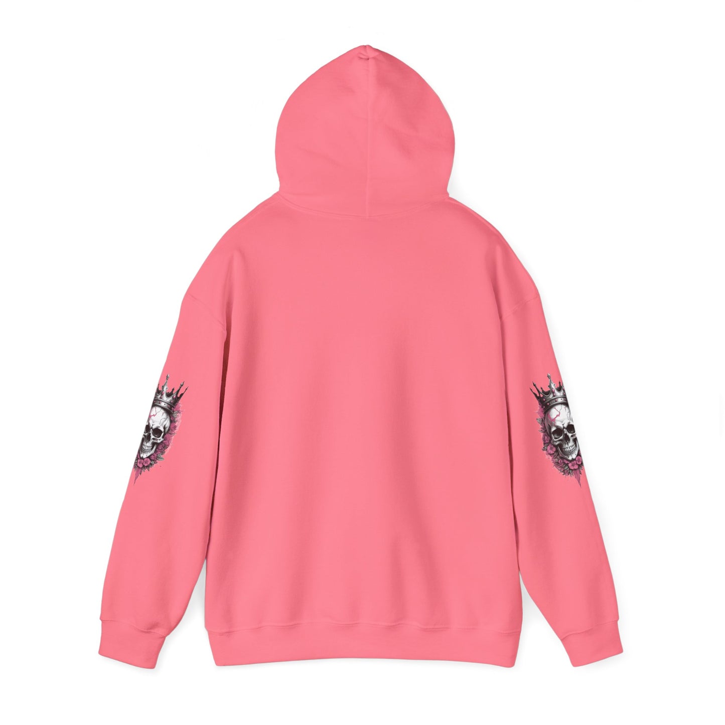 Skull Crown Unisex Hooded Sweatshirt - Edgy Streetwear for Fall/Winter Apparel