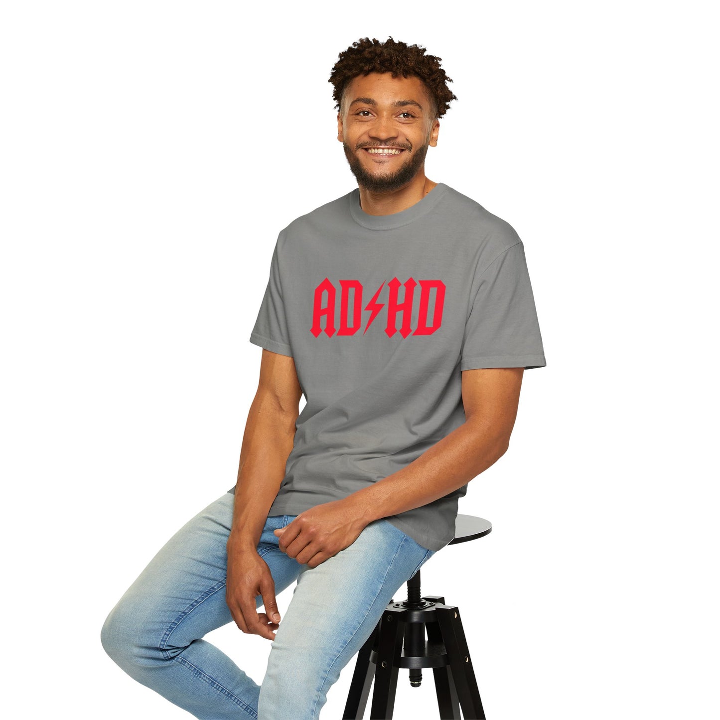 ADHD Unisex Garment-Dyed T-Shirt - Casual Comfort for Creative Minds