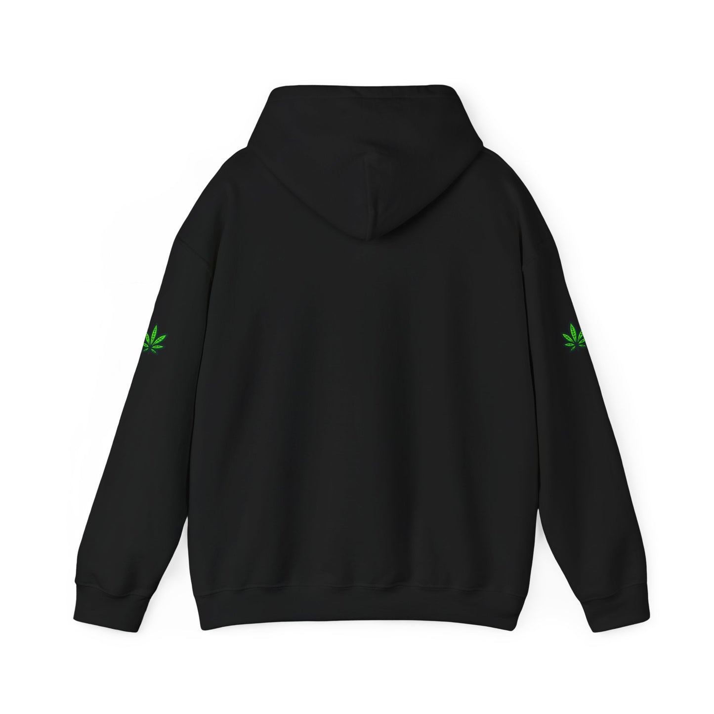 In a World Full of Karens Hoodie - Unisex Heavy Blend™ Sweatshirt with Green Leaf Design