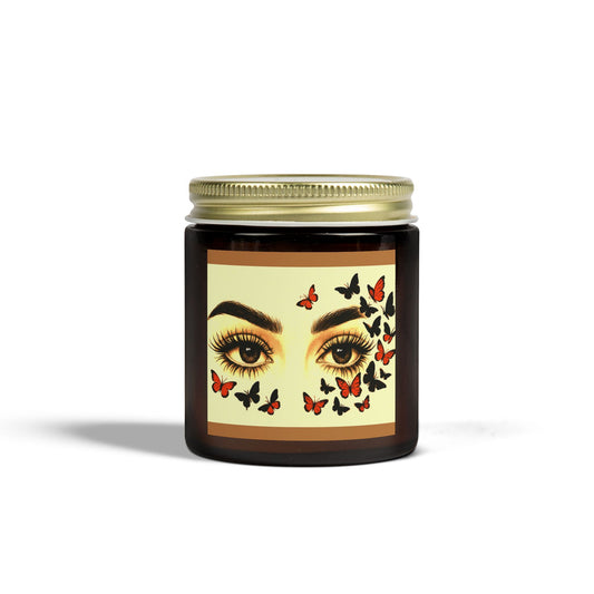 Butterfly Eye Scented Candle - Coconut Apricot Wax (4oz & 9oz)
