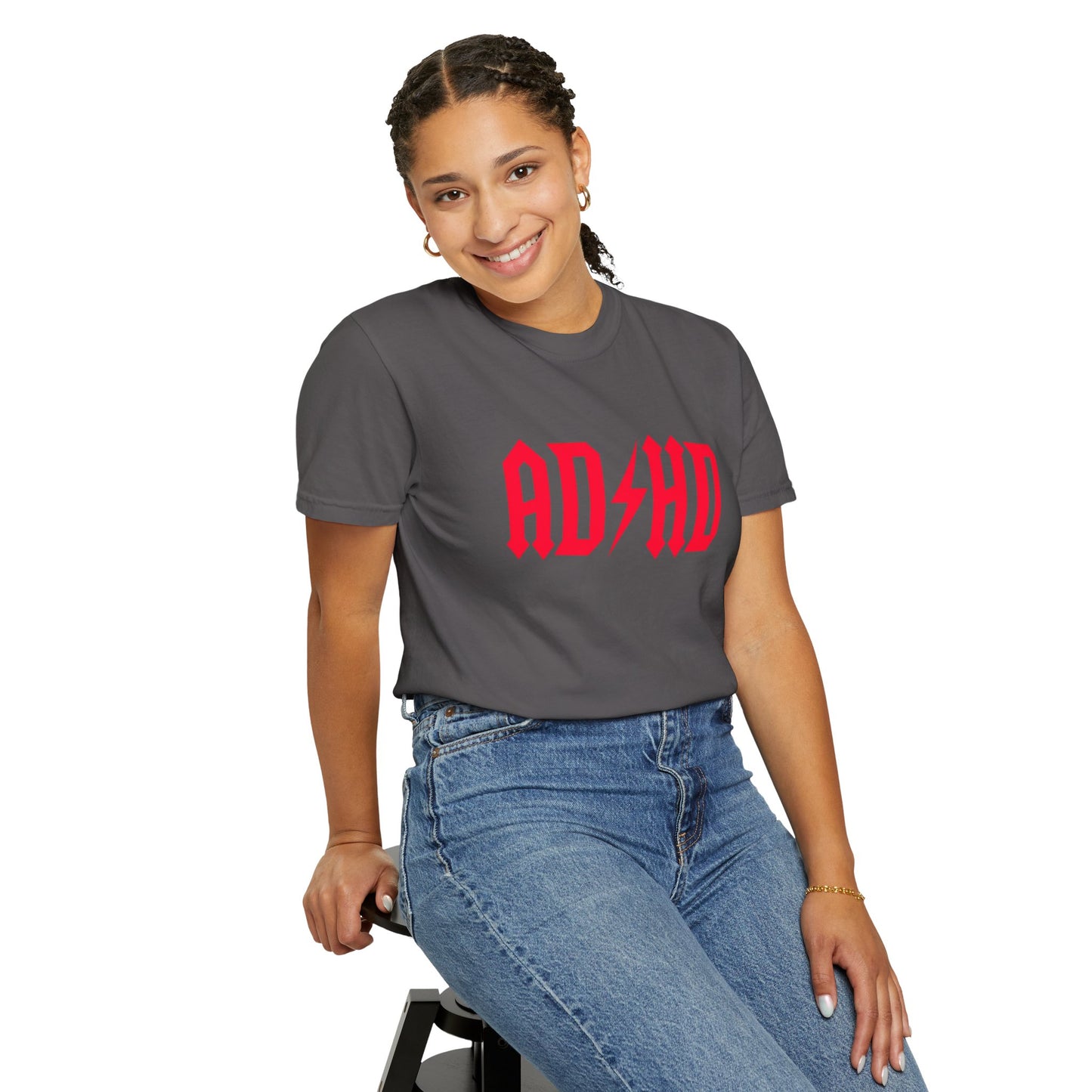 ADHD Unisex Garment-Dyed T-Shirt - Casual Comfort for Creative Minds