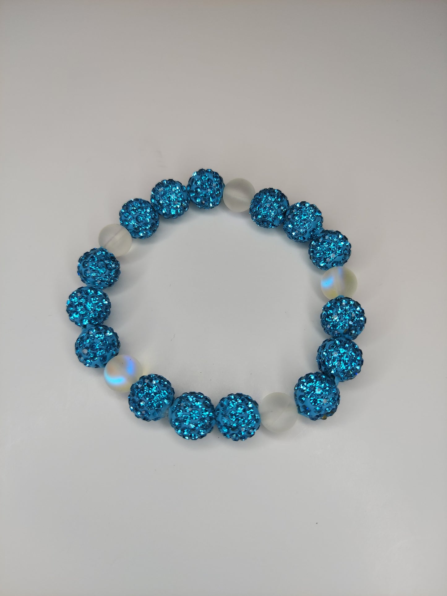 Turquoise Ball Beaded Bracelet