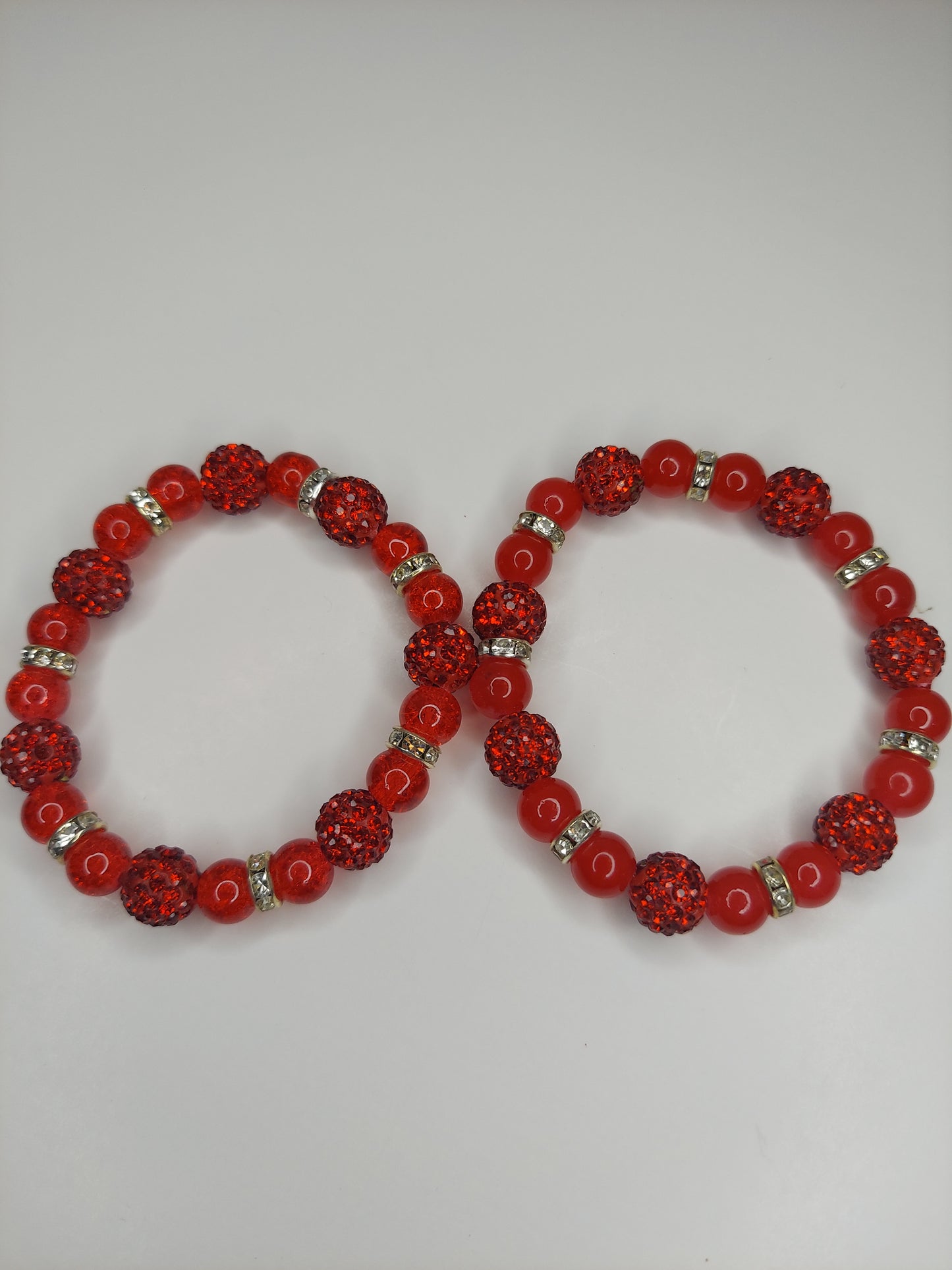 Red Beaded Bracelet (1pc)