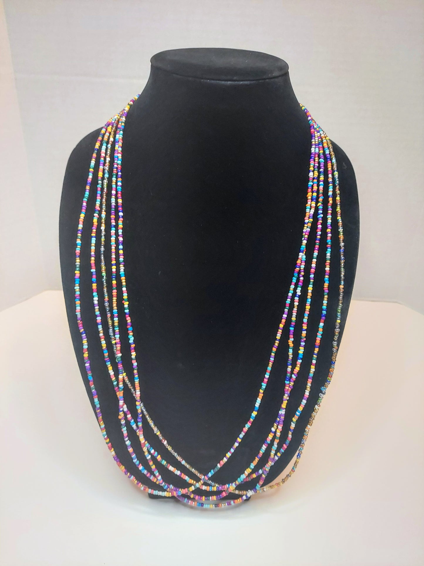 BOHO premium seed bead necklace (1pc)《multi strand discounts!》