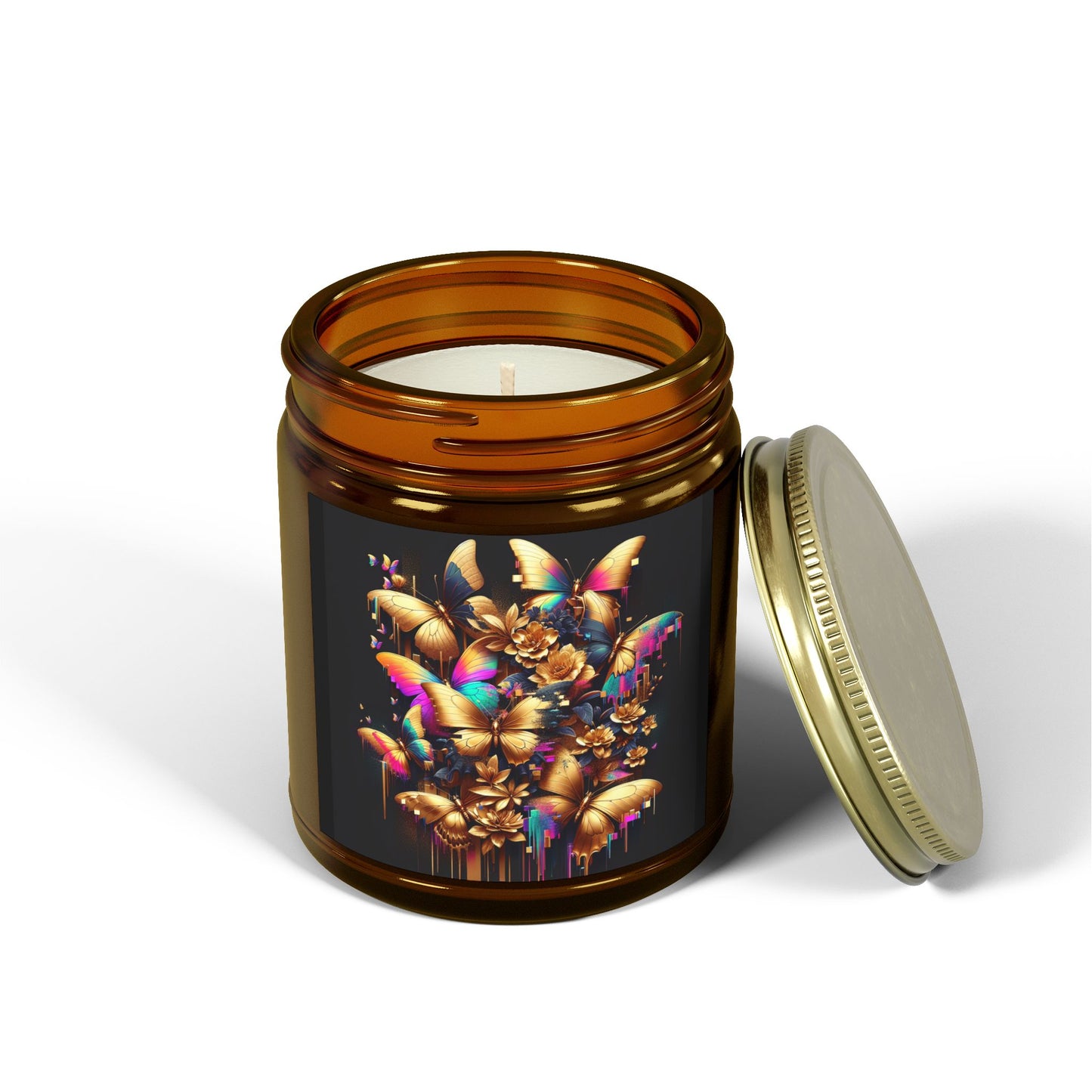 Butterfly Insanity Scented Candle - Coconut Apricot Wax (4oz, 9oz)