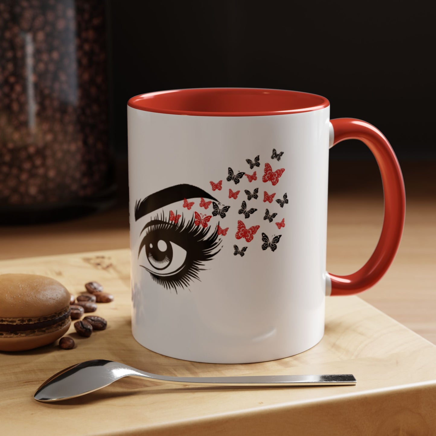 Stylish Butterfly Accent Coffee Mug