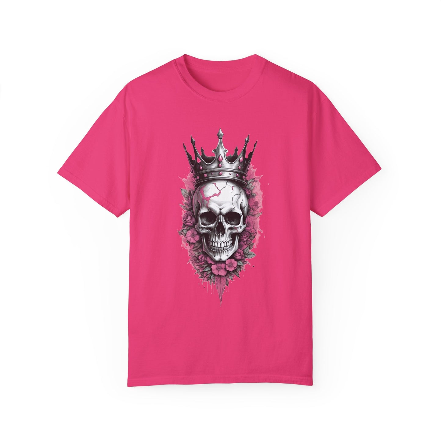 Crowned Skull Graphic T-Shirt – Unisex Vintage Style