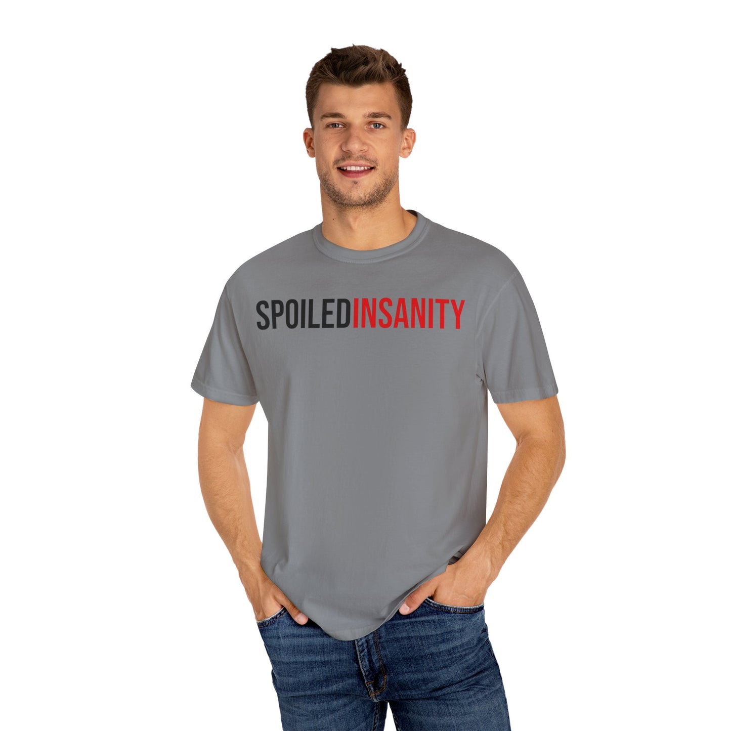 Spoiled Insanity Unisex Garment-Dyed T-Shirt - Stylish Casual Wear for Everyday Fun