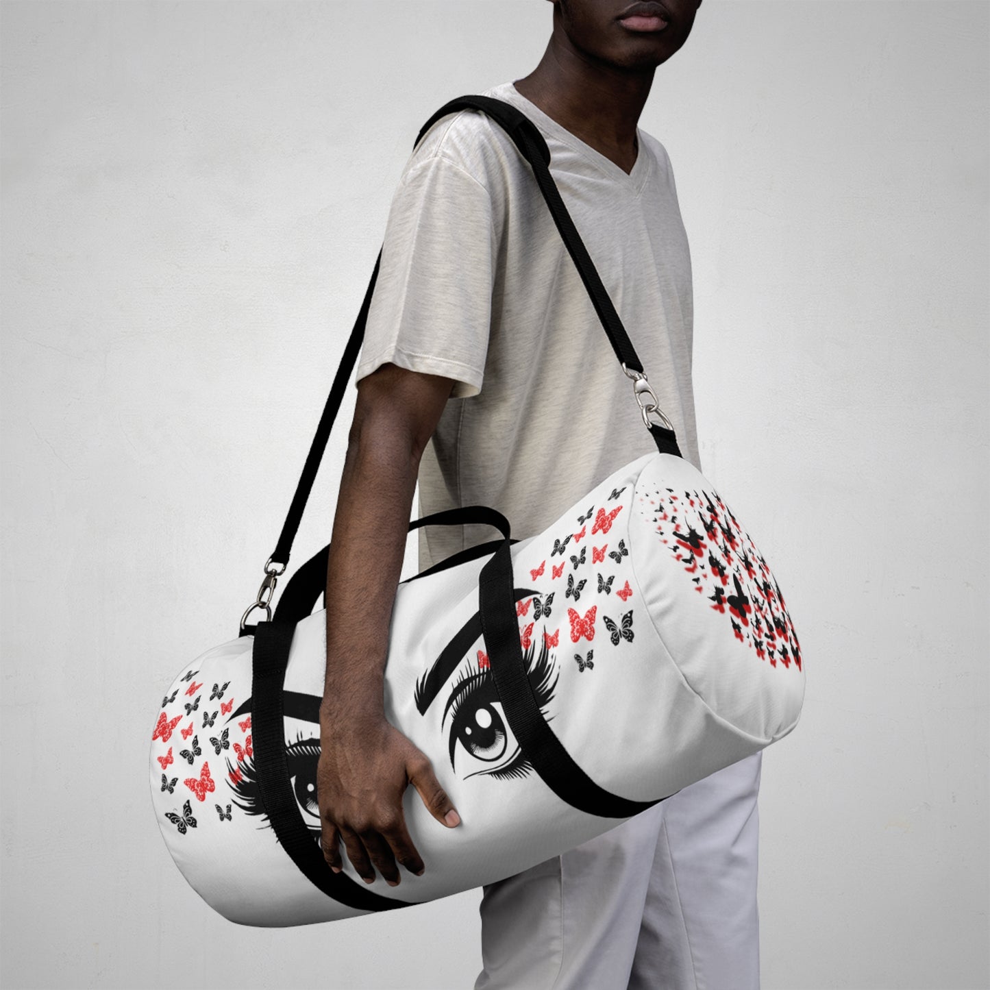 Butterfly Eyes Duffel Bag