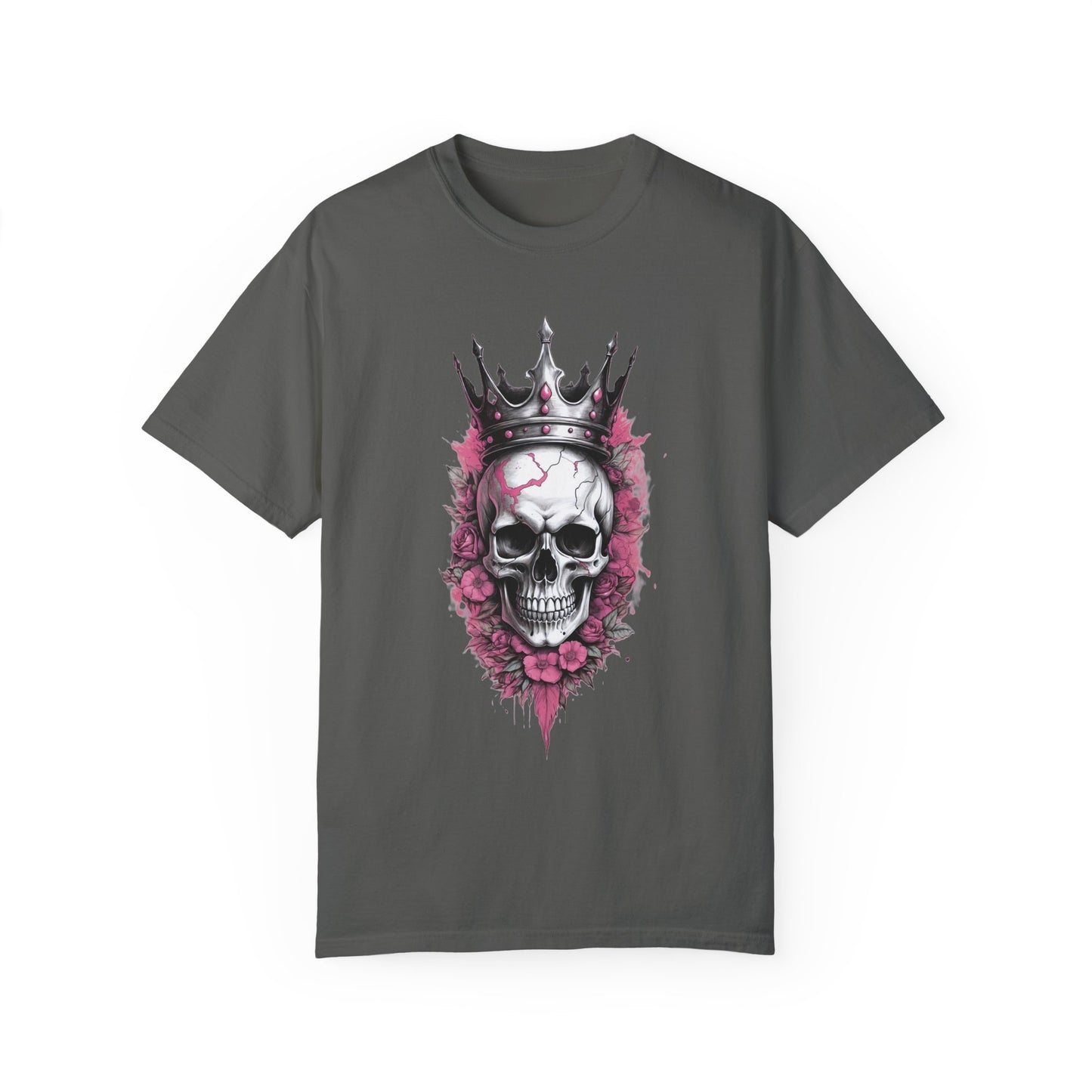 Crowned Skull Graphic T-Shirt – Unisex Vintage Style