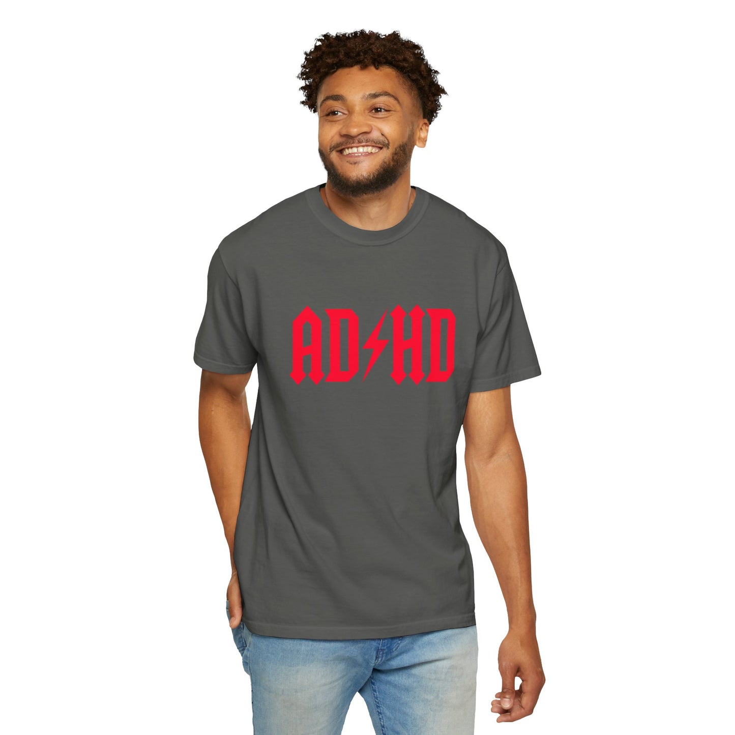 ADHD Unisex Garment-Dyed T-Shirt - Casual Comfort for Creative Minds