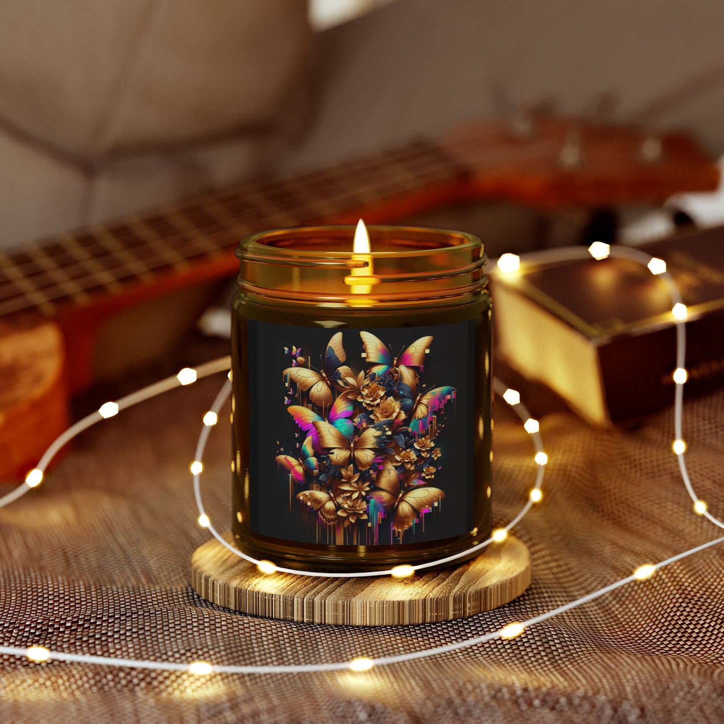 Butterfly Insanity Scented Candle - Coconut Apricot Wax (4oz, 9oz)