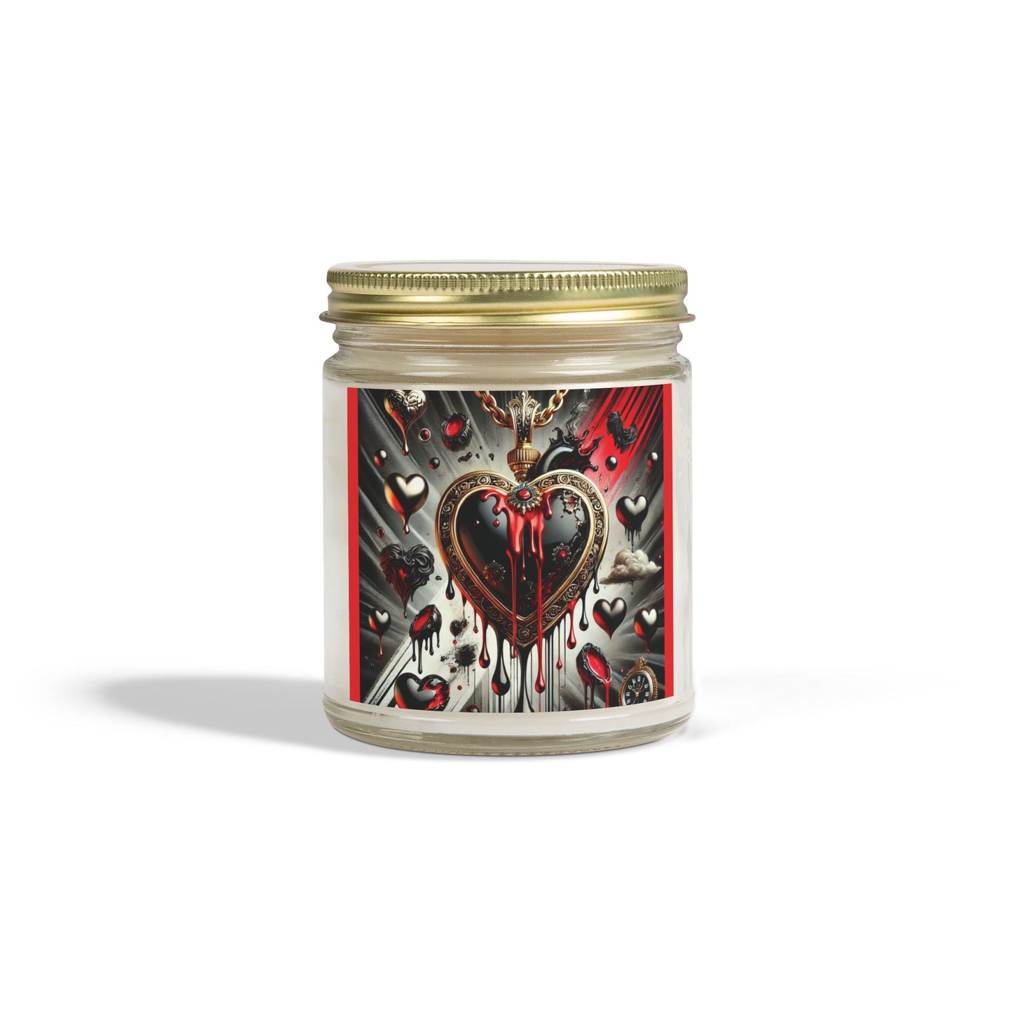 Spoiled Insanity Heart Scented Candle - Coconut Apricot Wax