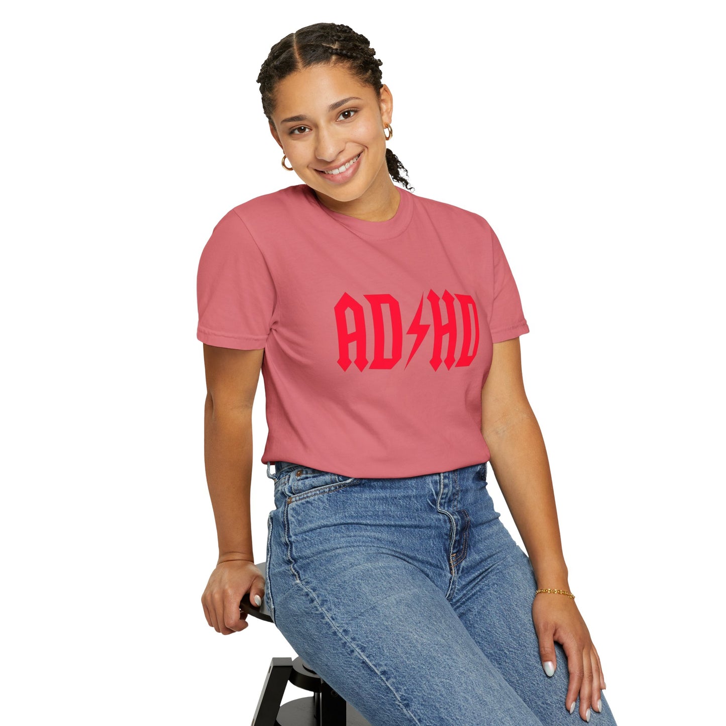 ADHD Unisex Garment-Dyed T-Shirt - Casual Comfort for Creative Minds