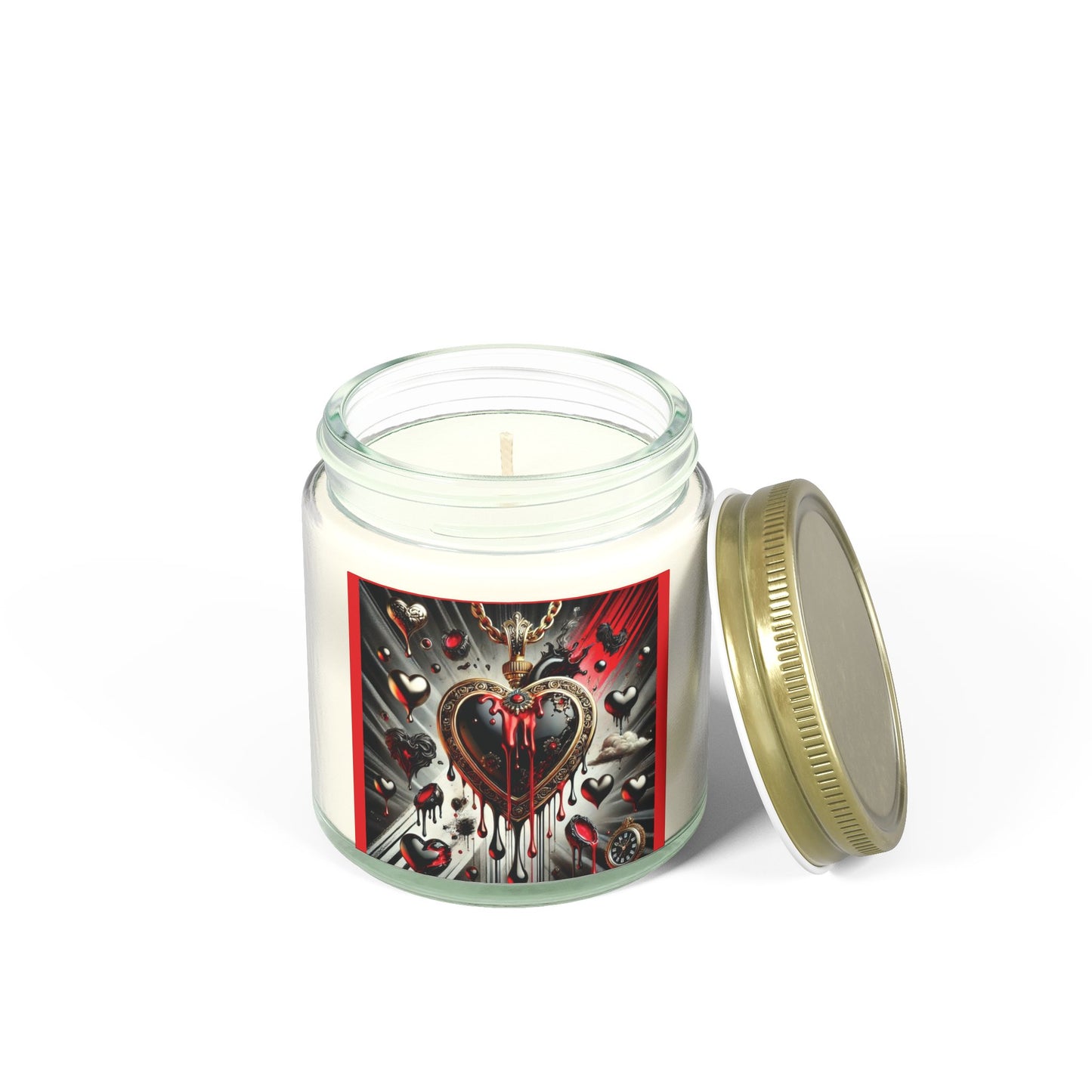 Spoiled Insanity Heart Scented Candle - Coconut Apricot Wax