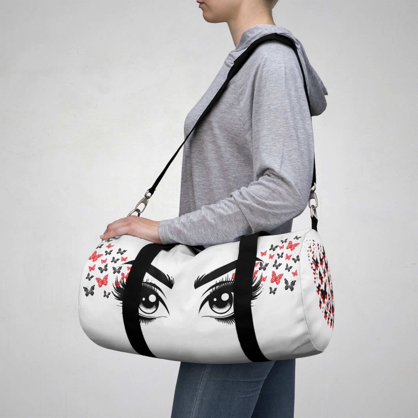 Butterfly Eyes Duffel Bag