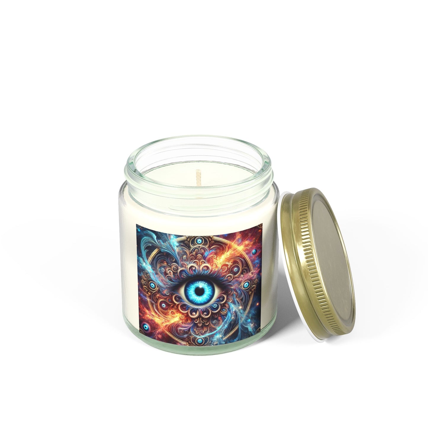 Mystical Eye Scented Candles - Coconut Apricot Wax 4oz & 9oz