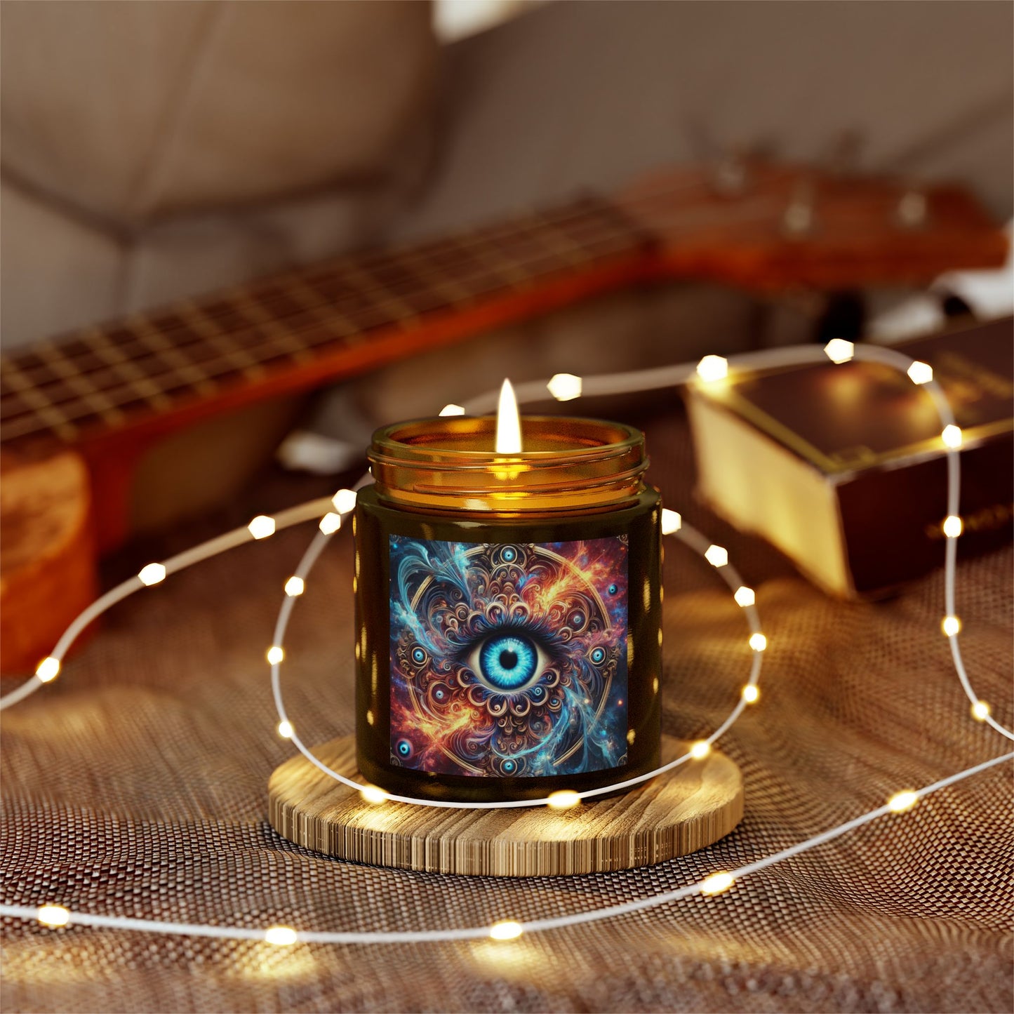 Mystical Eye Scented Candles - Coconut Apricot Wax 4oz & 9oz