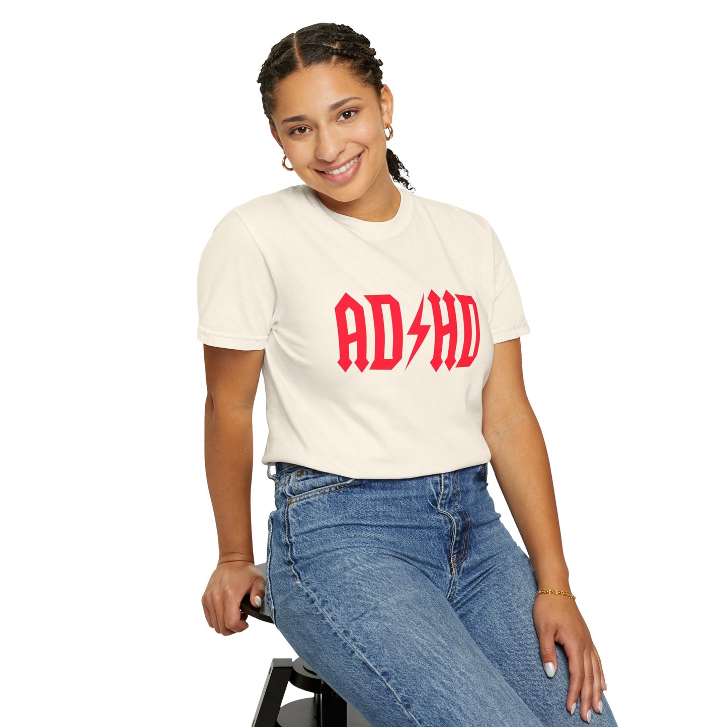 ADHD Unisex Garment-Dyed T-Shirt - Casual Comfort for Creative Minds