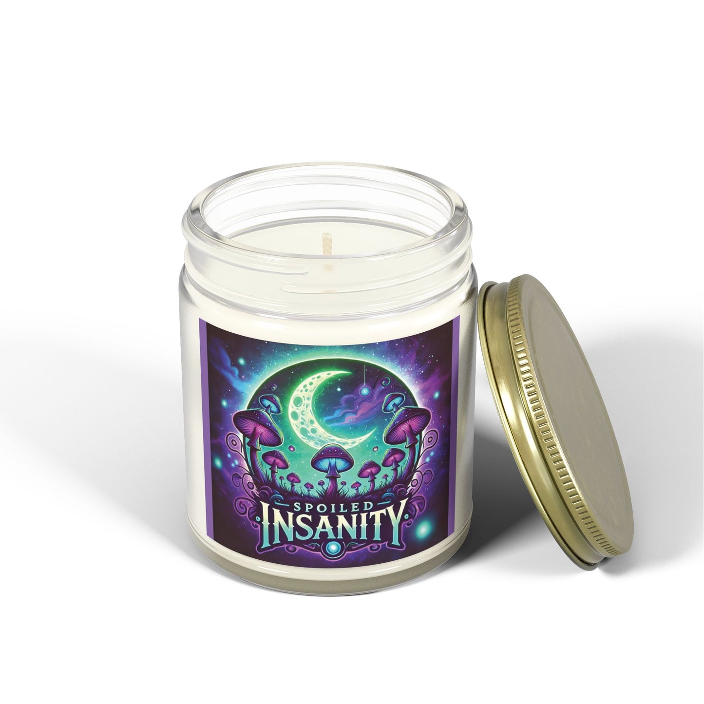 Spoiled Insanity Scented Candles - Coconut Apricot Wax (4oz, 9oz) - Unique Home Fragrance for Relaxation & Celebration