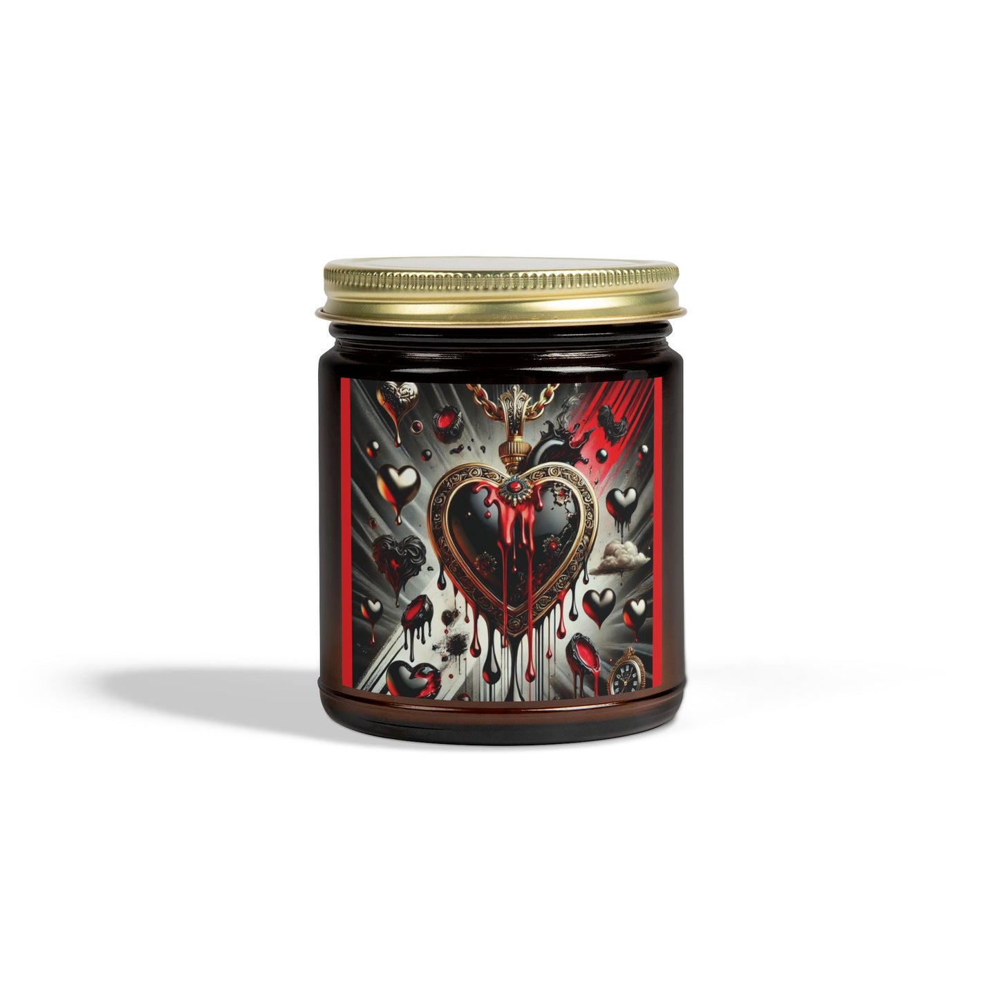 Spoiled Insanity Heart Scented Candle - Coconut Apricot Wax