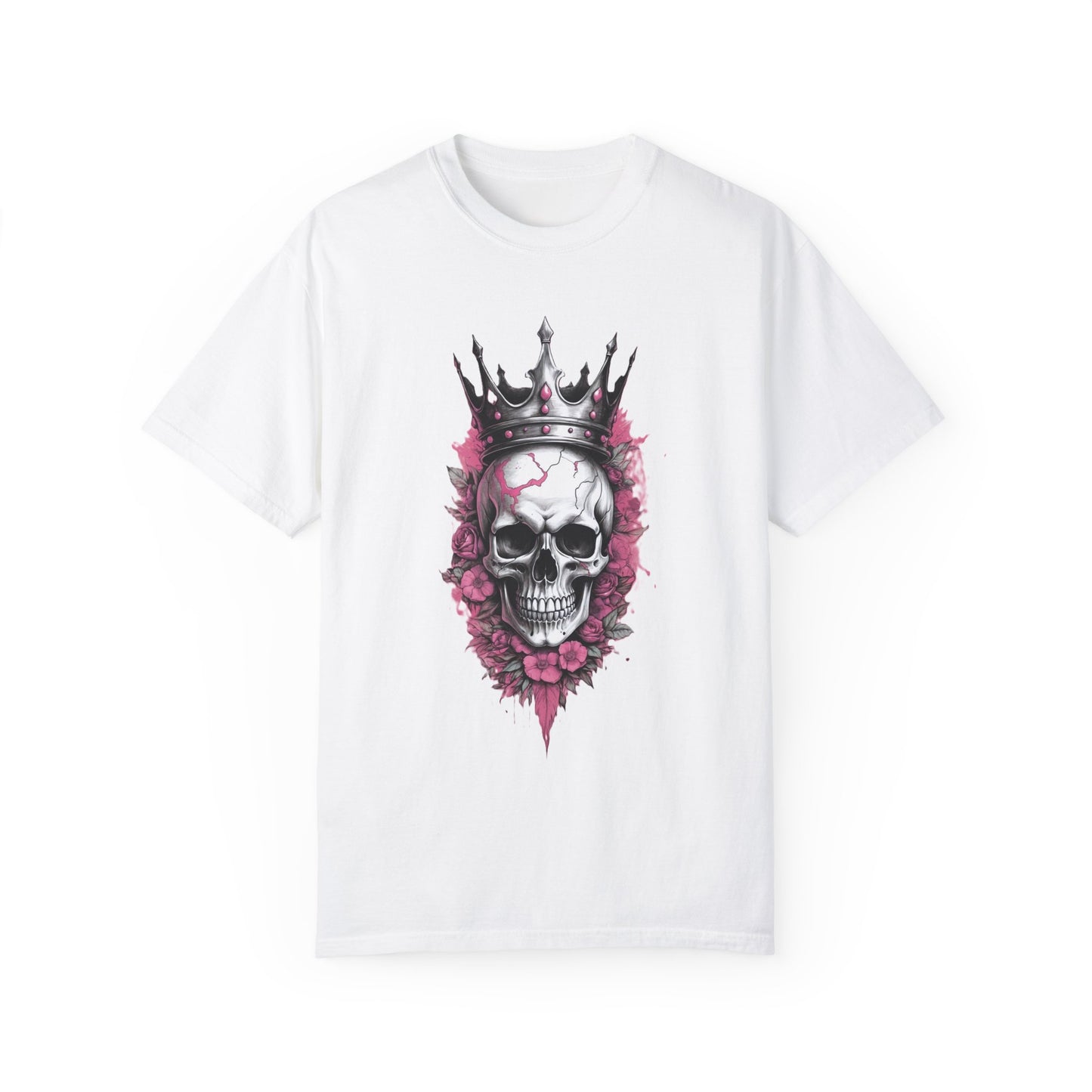 Crowned Skull Graphic T-Shirt – Unisex Vintage Style