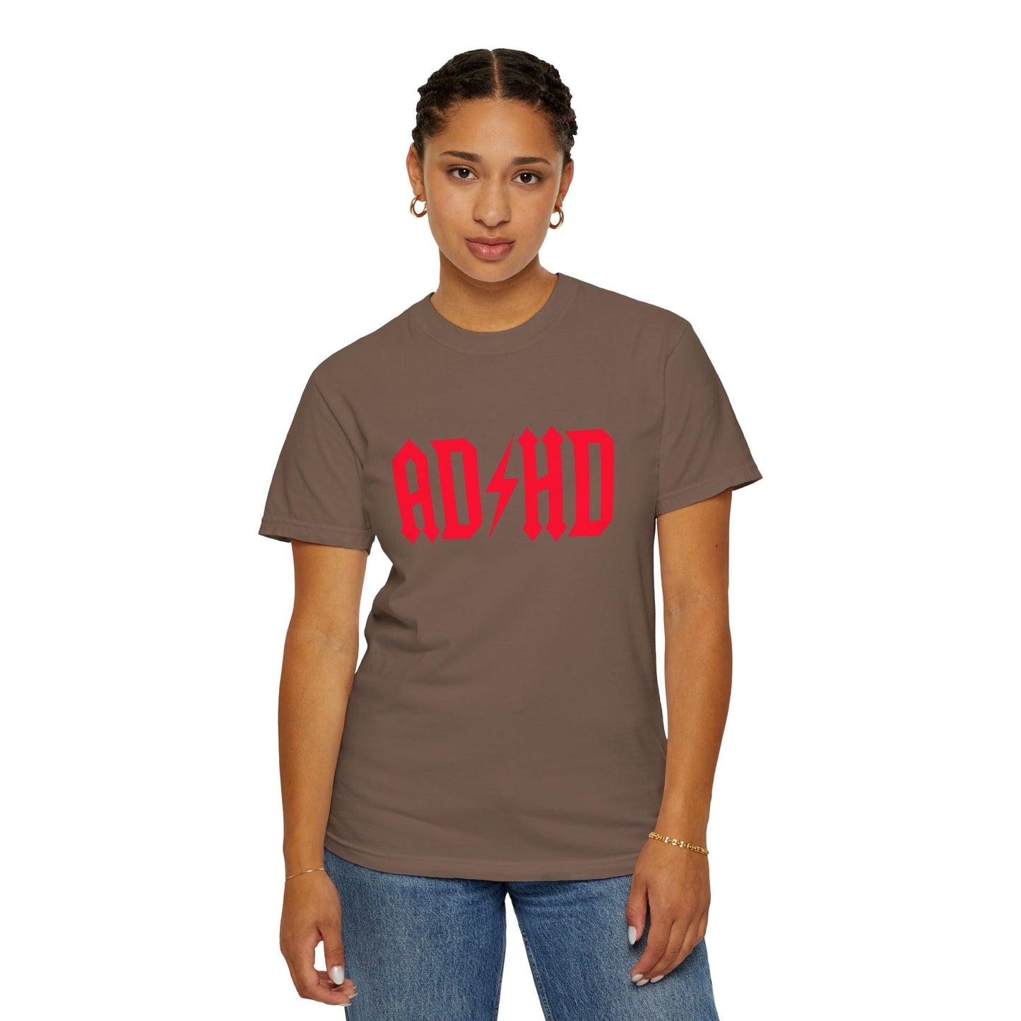 ADHD Unisex Garment-Dyed T-Shirt - Casual Comfort for Creative Minds