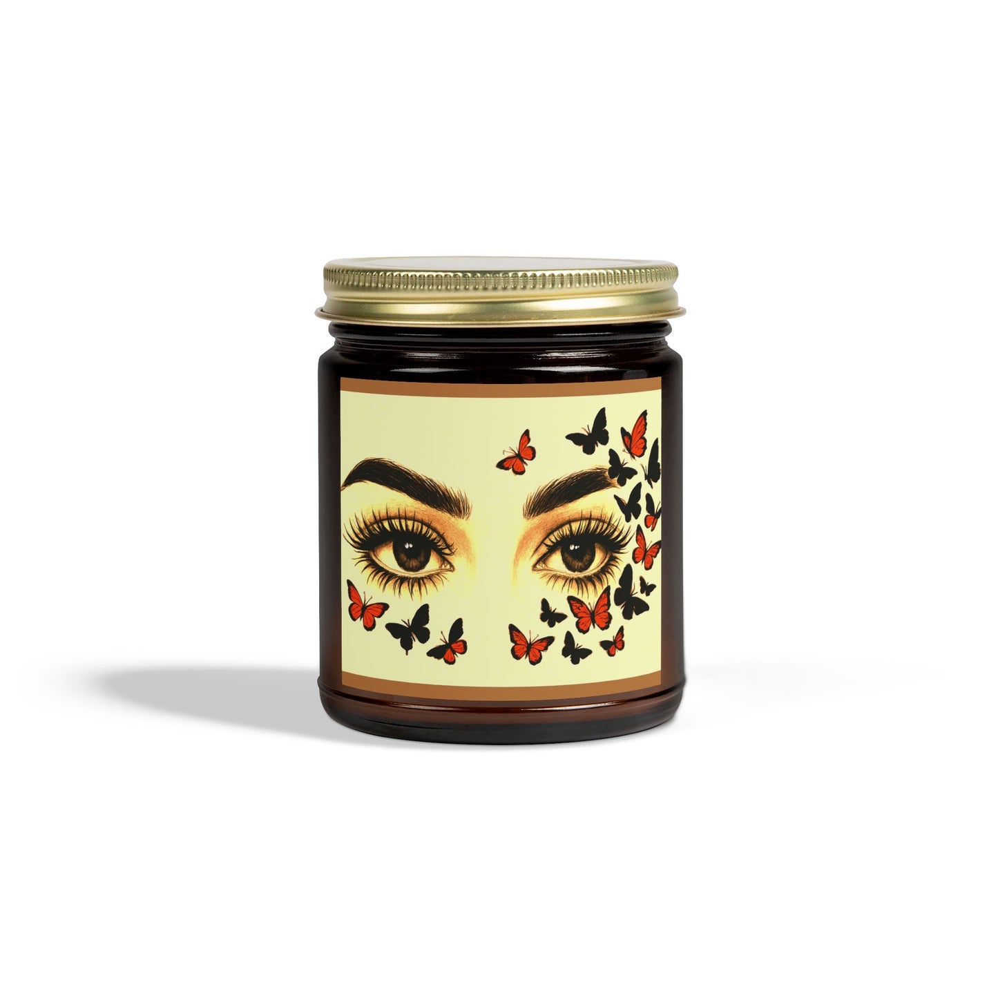 Butterfly Eye Scented Candle - Coconut Apricot Wax (4oz & 9oz)