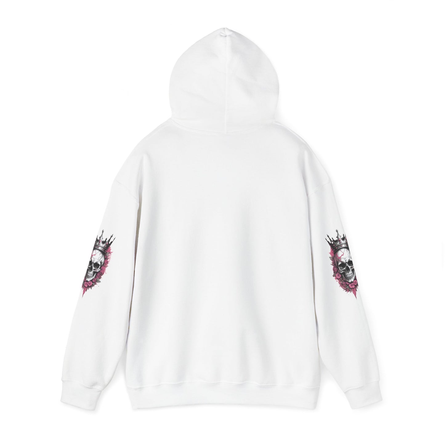 Skull Crown Unisex Hooded Sweatshirt - Edgy Streetwear for Fall/Winter Apparel