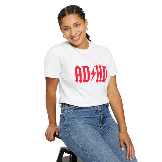 ADHD Unisex Garment-Dyed T-Shirt - Casual Comfort for Creative Minds